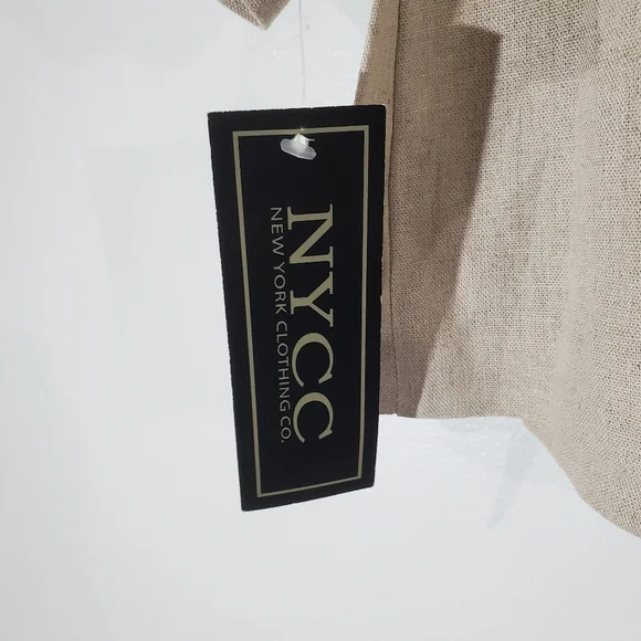 NYCC New York Clothing Co. NWT Women's Beige Blazer - Picture 6 of 9